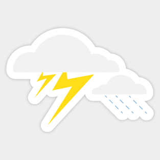 Rain and Thunder Sticker